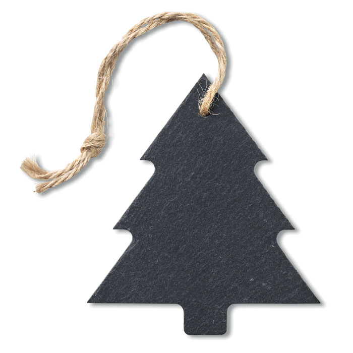 SLATETREE – Decorazione da appendere in ardesia nera