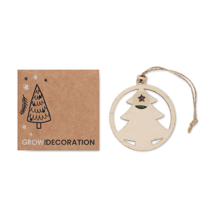 ARSEED – Wooden tree hanger with spruce seeds