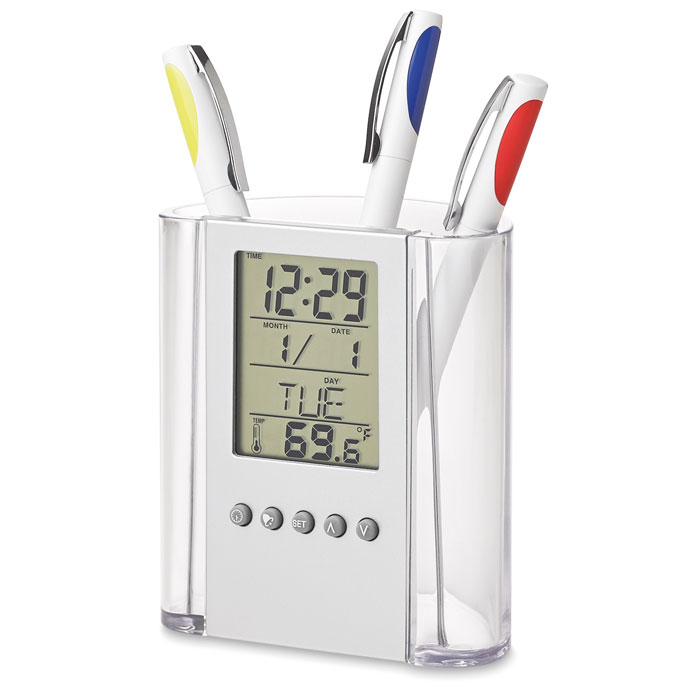 PRODIGY – Portapenne con calendario e termometro