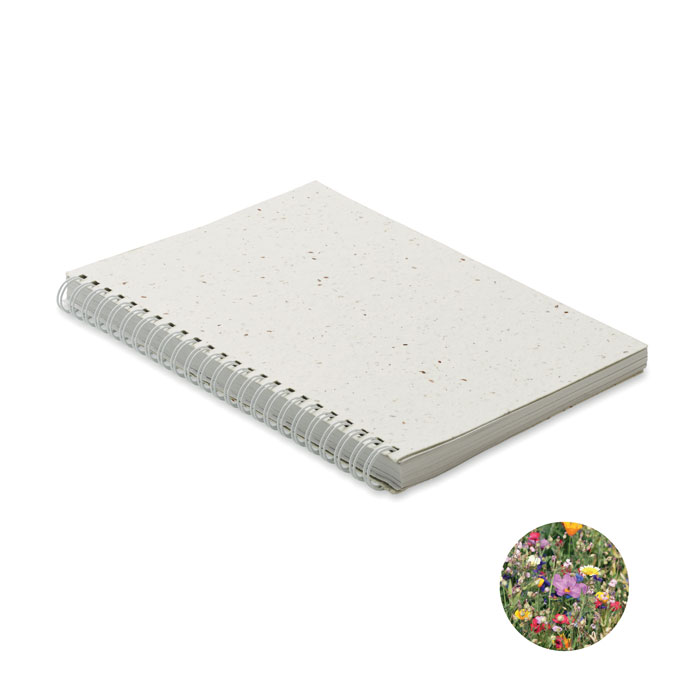 SEED RING – Twin-wire notebook with seed cover