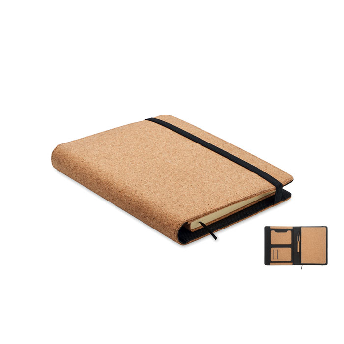 ORIGIN – Cartella in sughero con notebook ricaricabile