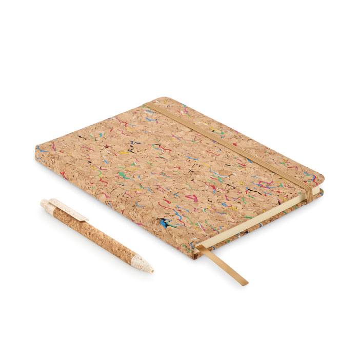 CORNOTA – Notebook A5 con copertina in sughero colorato
