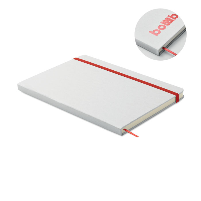 ROUTE WHITE – Notebook A5 con incisione laser rivelacolore