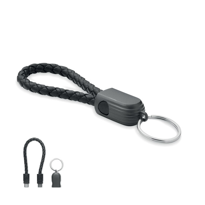 FAULETI LOOP – Key ring with braided type-C charging cable