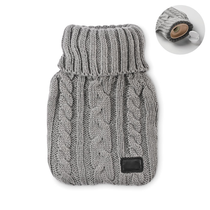 TOASTY – Hot water bottle with knitted acrylic pouch