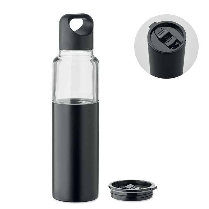DUALUSE – Bottiglia 2 in 1 con tumbler in acciaio inox
