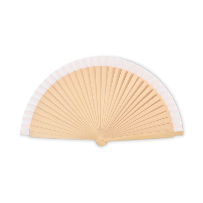 WOODFAN – Ventaglio in legno con 34 costole