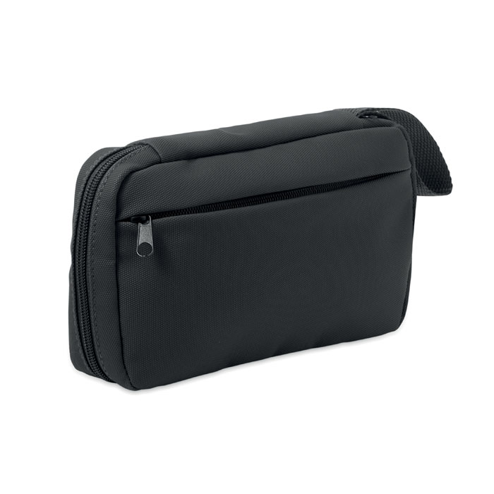VANIT – Beauty case in 600D RPET con rete interna