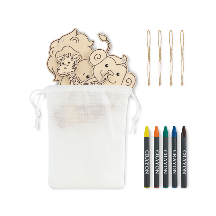 THEZOO – Set per dipingere in legno con animali