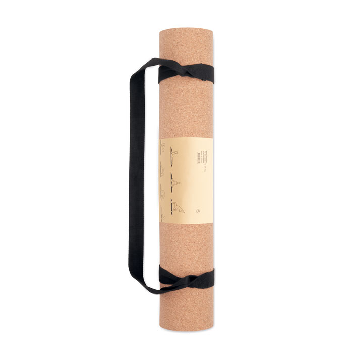 SAVASANA – Cork and TPE yoga mat with strap holder