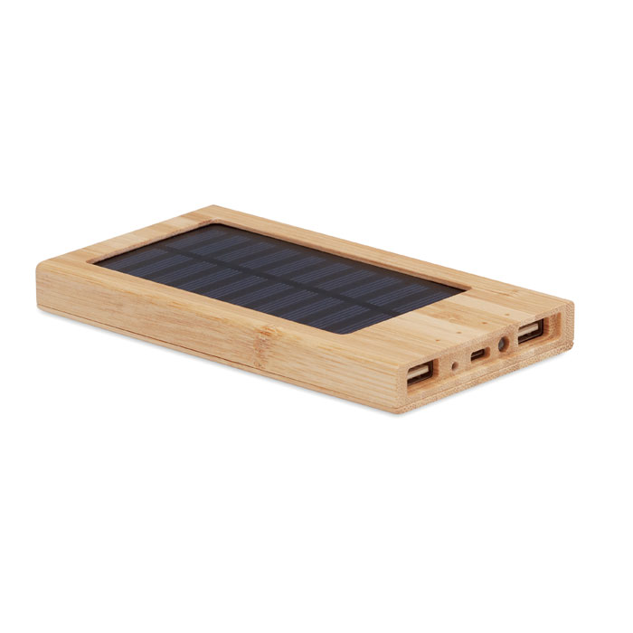ARENA SOLAR – Power bank solare in bamboo da 4000 mAh