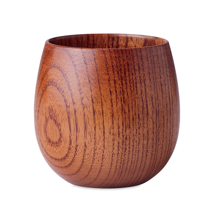 OVALIS – Tazza in legno di quercia massiccia