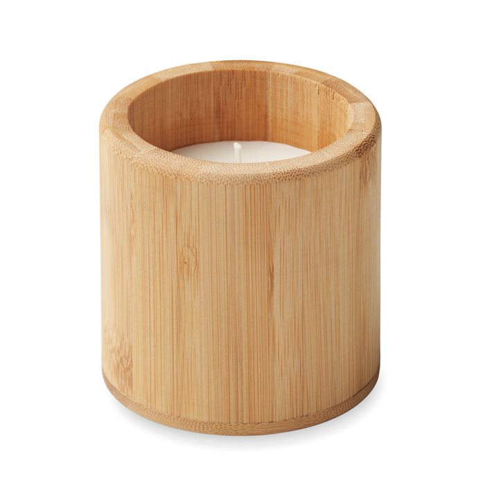 GIZA – Vanilla candle in bamboo holder
