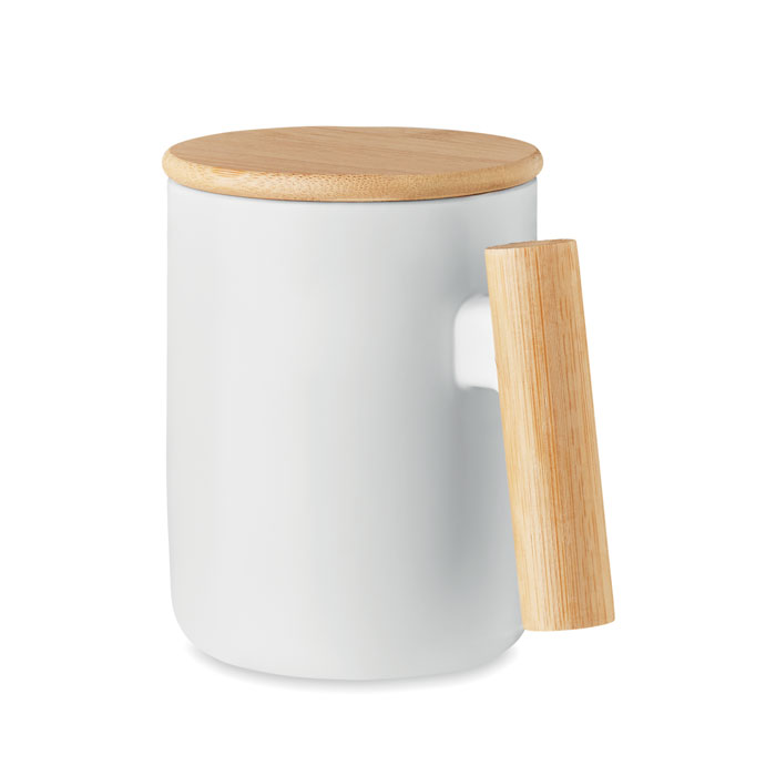 MAJEST – Porcelain mug with bamboo lid