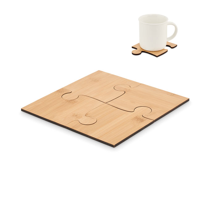 LEPY – Set of 4 puzzle-shaped coasters