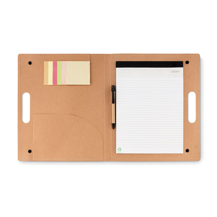 ALBERTA – Recycled conference folder with matching pen