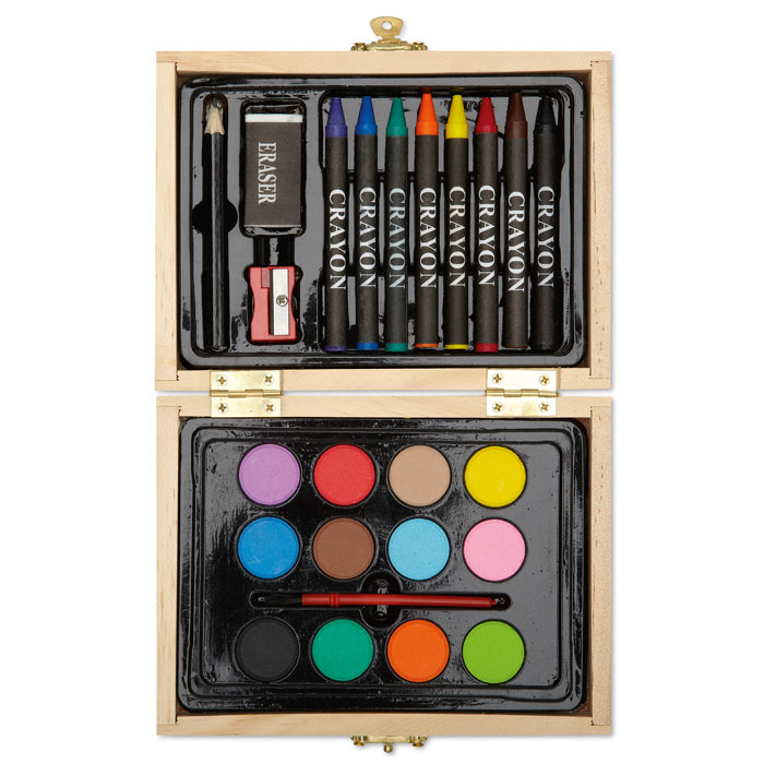 BEAU – Mini set pittura in confezione di legno