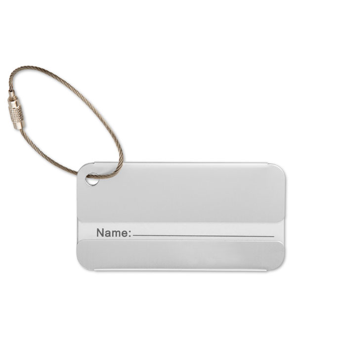 TAGGY – Aluminium luggage tag for travel
