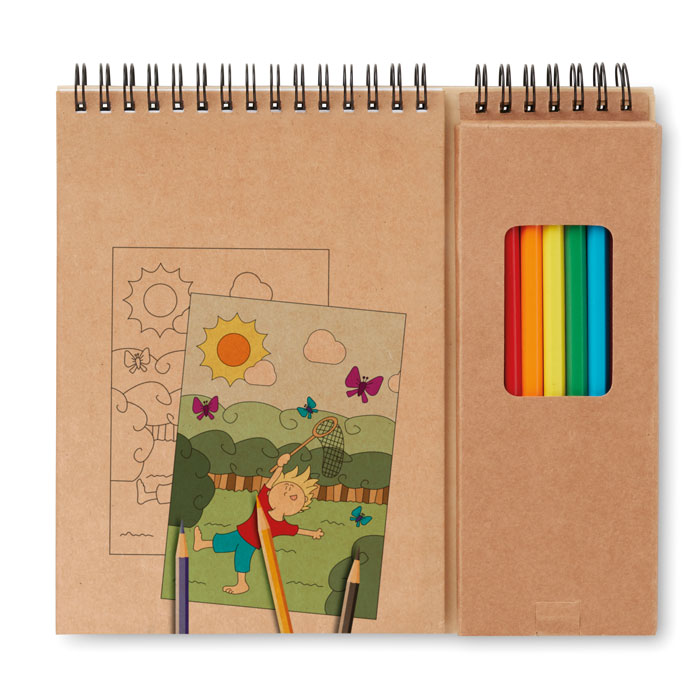 COLOPAD – Set per colorare con notebook e matite