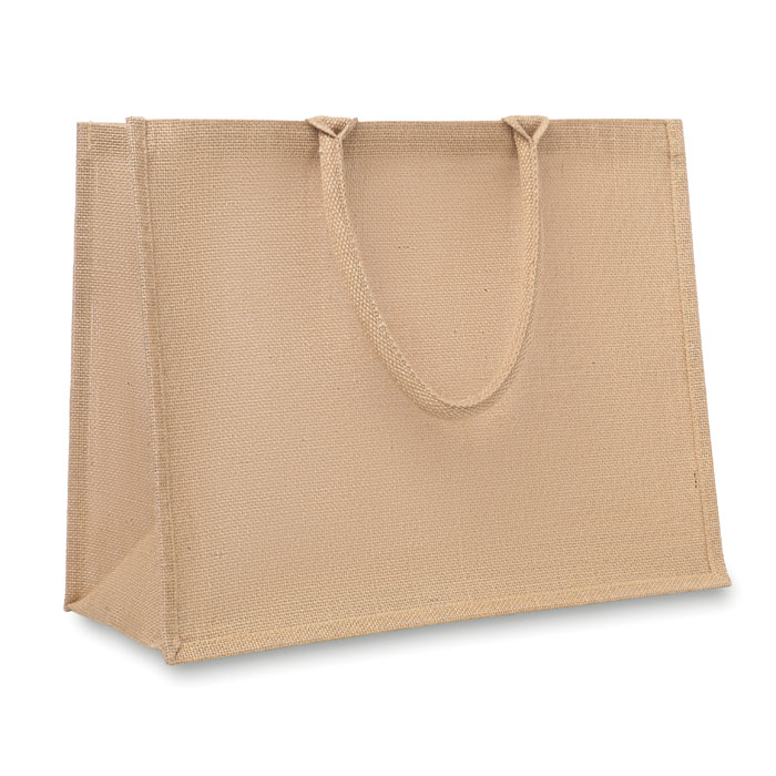 BRICK LANE – Shopper in juta con interno laminato
