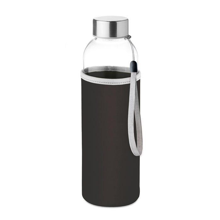 UTAH GLASS – Bottiglia in vetro con pouch in neoprene