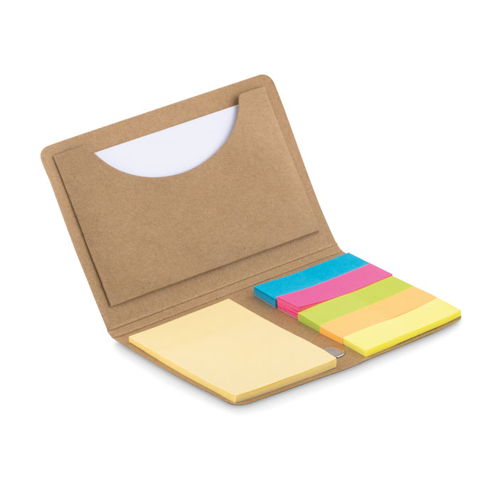 FOLDNOTE – Set memo in carta kraft con segnapagina
