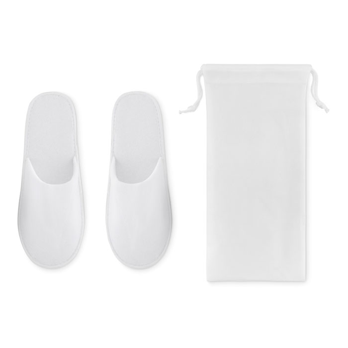 FLIP FLAP – Polyester hotel slippers in pouch