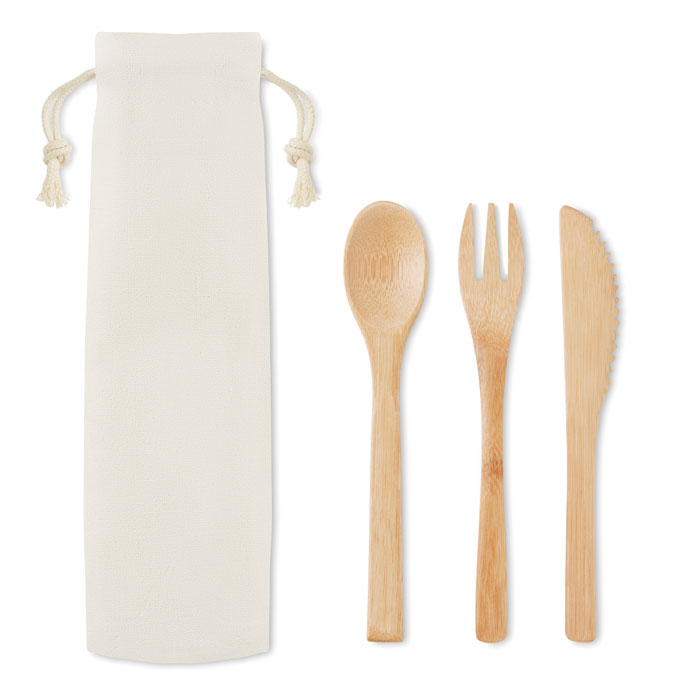 SETBOO – Set posate riutilizzabili in bambù