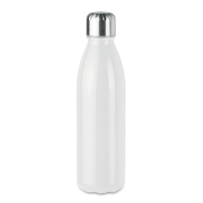 ASPEN GLASS – Bottiglia in vetro con tappo in acciaio inox