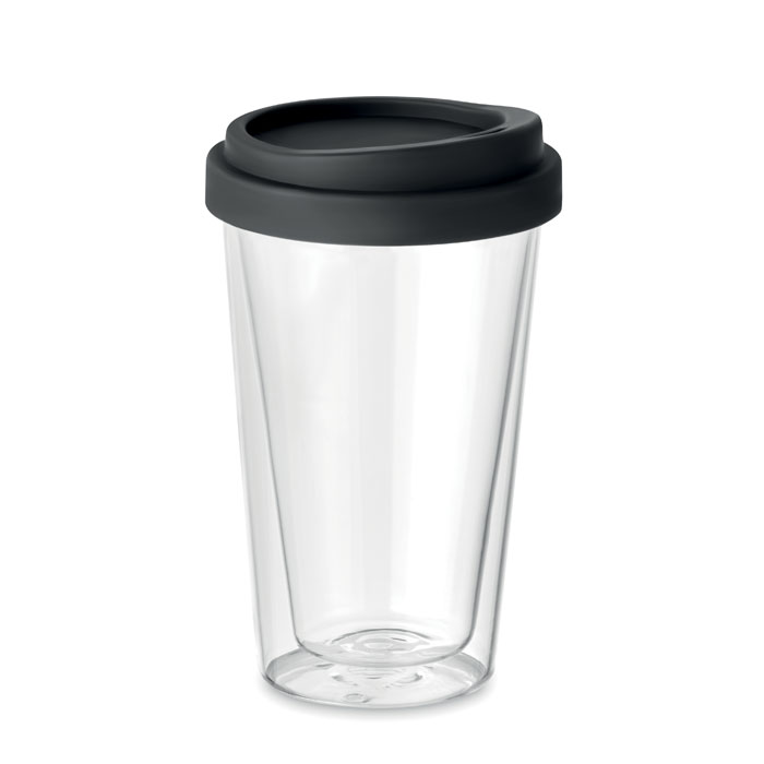 BIELO TUMBLER – Bicchiere doppio strato con coperchio silicone