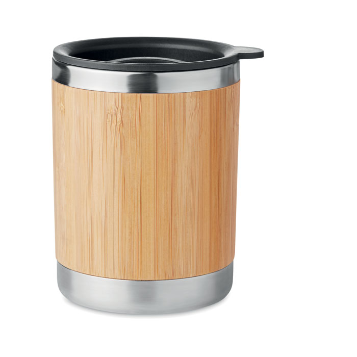 LOKKA – Tazza in bambù doppio strato con foro movibile