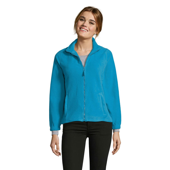 NORTH WOMEN – Giacca in pile donna con collo alto foderato