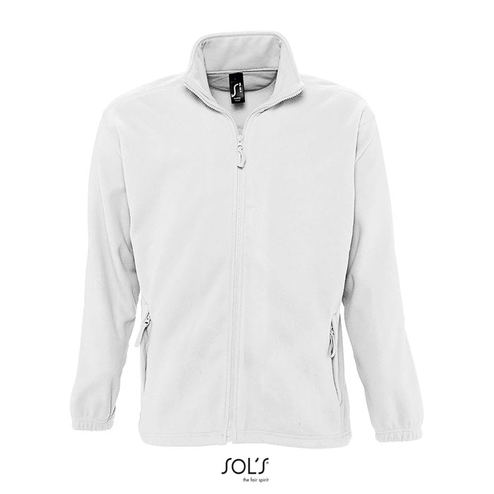 NORTH – Giacca in pile uomo con 2 tasche zip