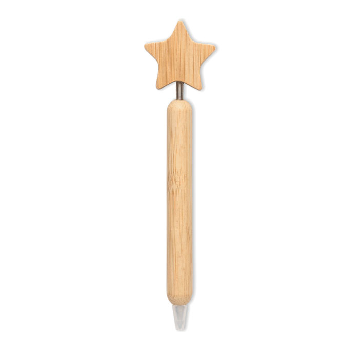 STARPEN – Bamboo ball pen with star design