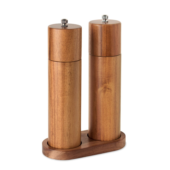 TUCCO SET – Set macina sale e pepe in legno di acacia
